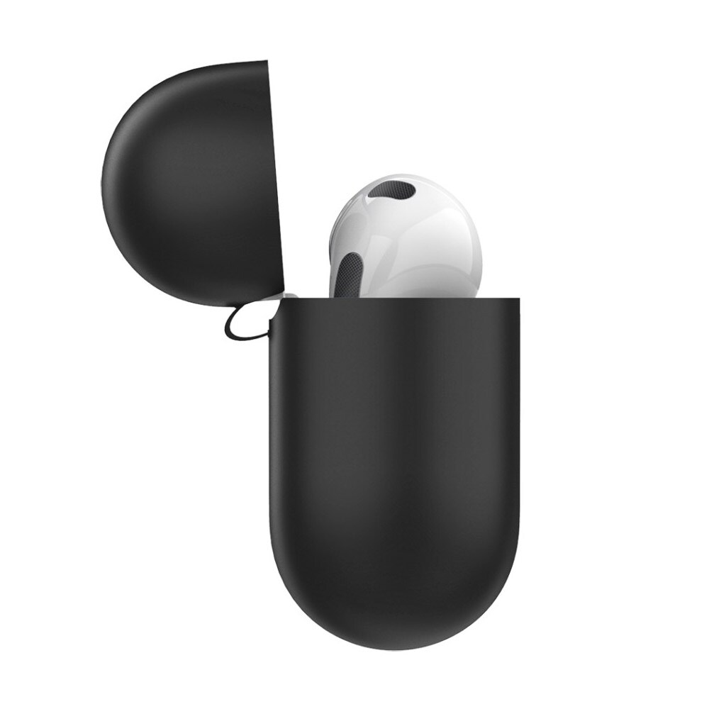 KeyBudz Elevate Series-deksel med nøkkelring for Airpods 3 - Svart