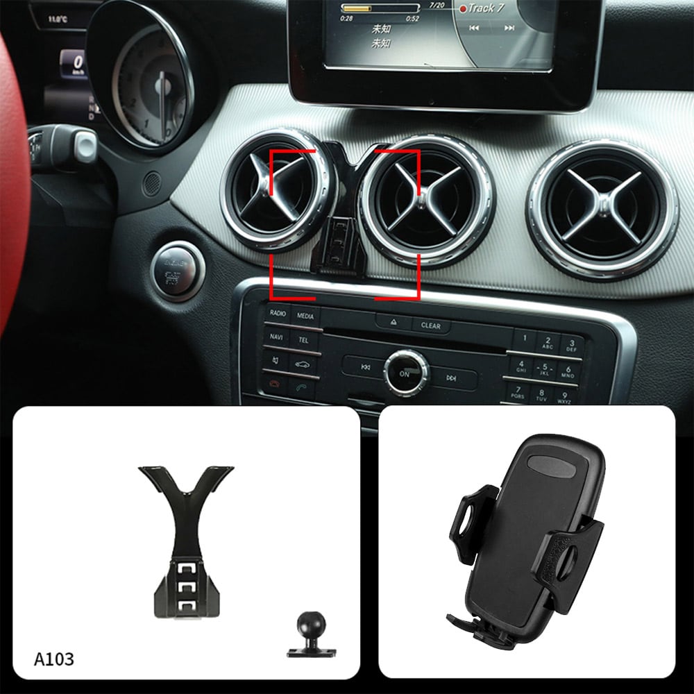 Mobilholder Mercedes-Benz B-grade 2011-2019 / GLA 2015-2019 / CLA 2013-2019 / 2013-2018