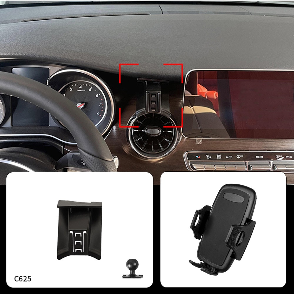 Mobilholder Mercedes-Benz V-Klasse modeller 2016-2021