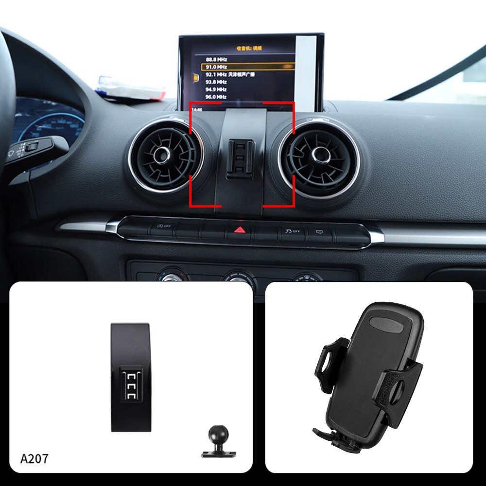 Mobilholder Audi A3 2014-2020