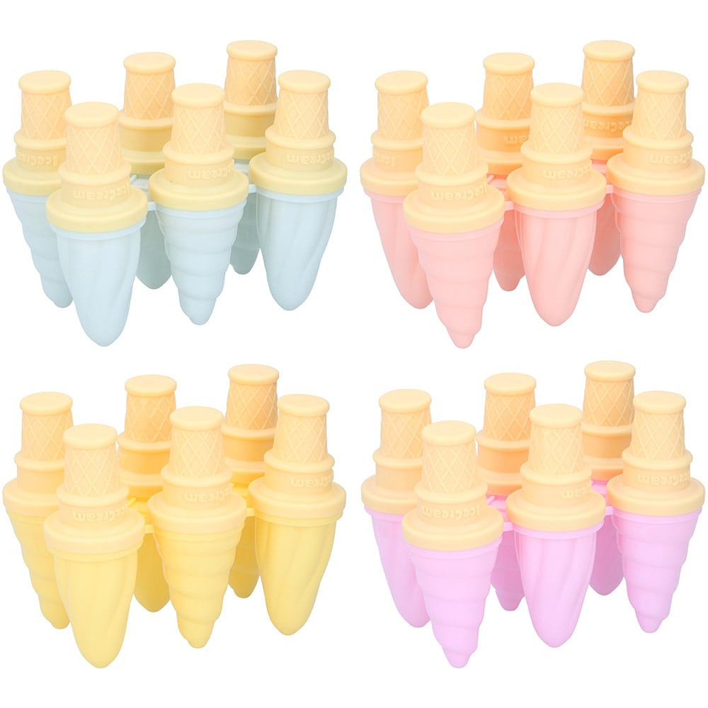 Iskremform til 6 iskremer - 60 ml per form