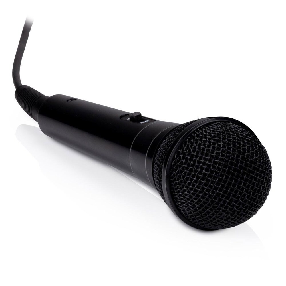 Trådløs karaokehøyttaler med Bluetooth og LED-flammeeffekt, 25 W