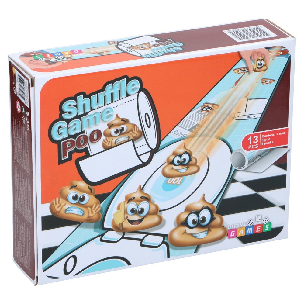 Shuffle Game Poo - humoristisk shuffleboard-spill