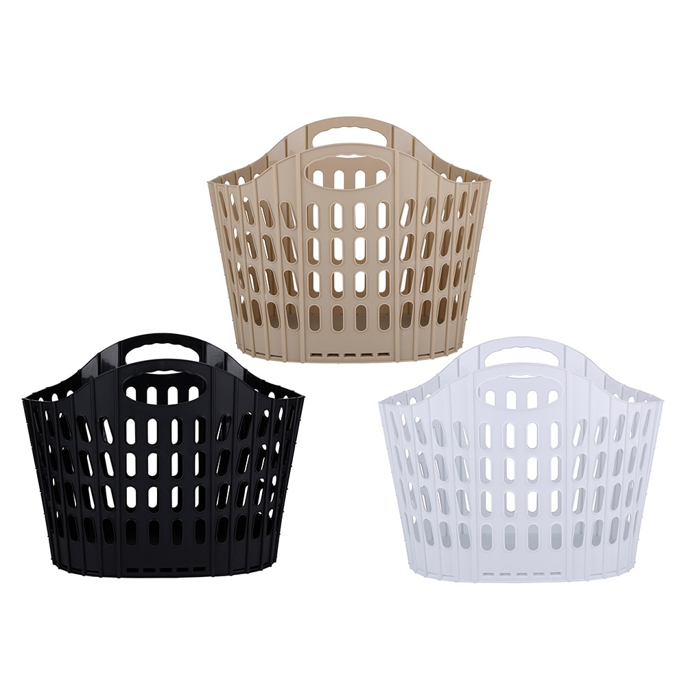 Sammenleggbar skittentøyskurv 25L