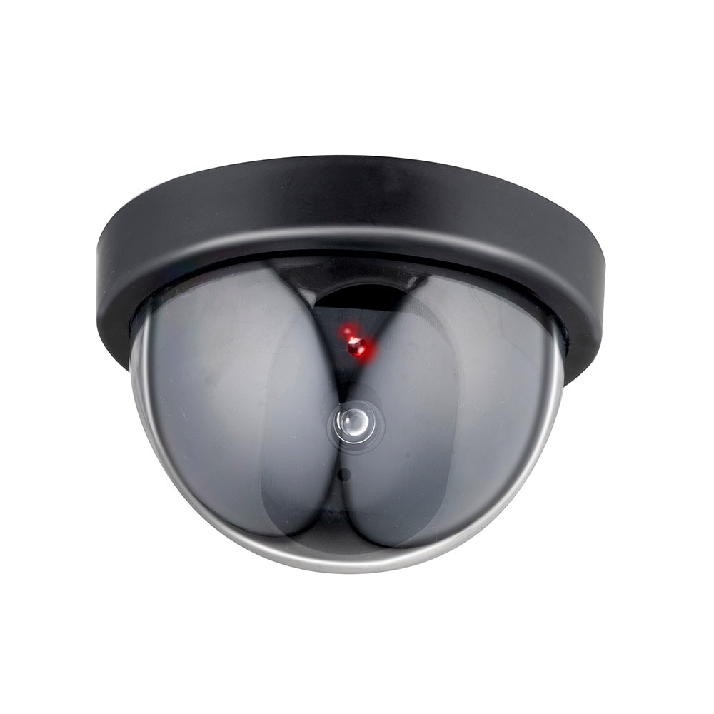 Grundig Overvåkningskamera-attrap med blinkende LED-lys