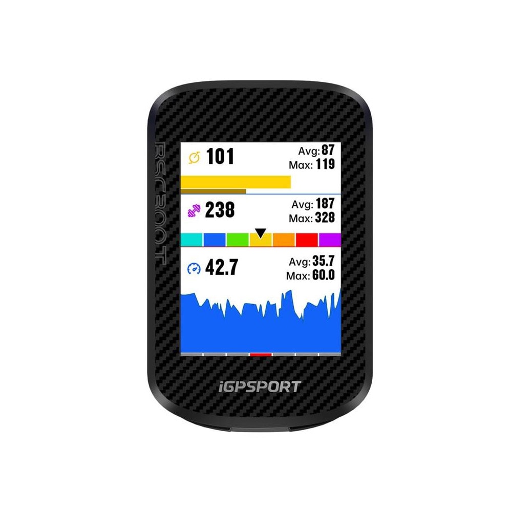 iGPSPORT BSC300T GPS-smart sykkelcomputer med fargeskjerm og treningsdata