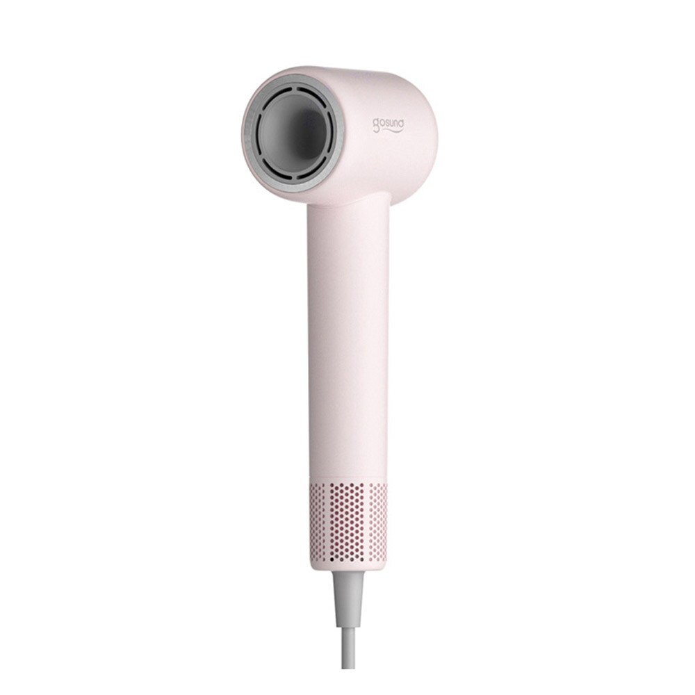 Hårføner med 1300 W effekt, ionisering og veggbrakett - Rosa