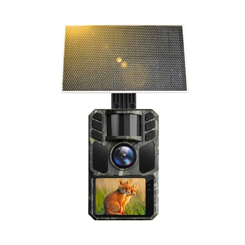 Fjernstyrt kamera med WiFi, solcellelading og opptak i Full HD