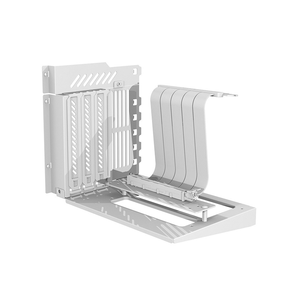 Darkflash DY470-datamaskinchassis med 4 ARGB-vifter - hvit