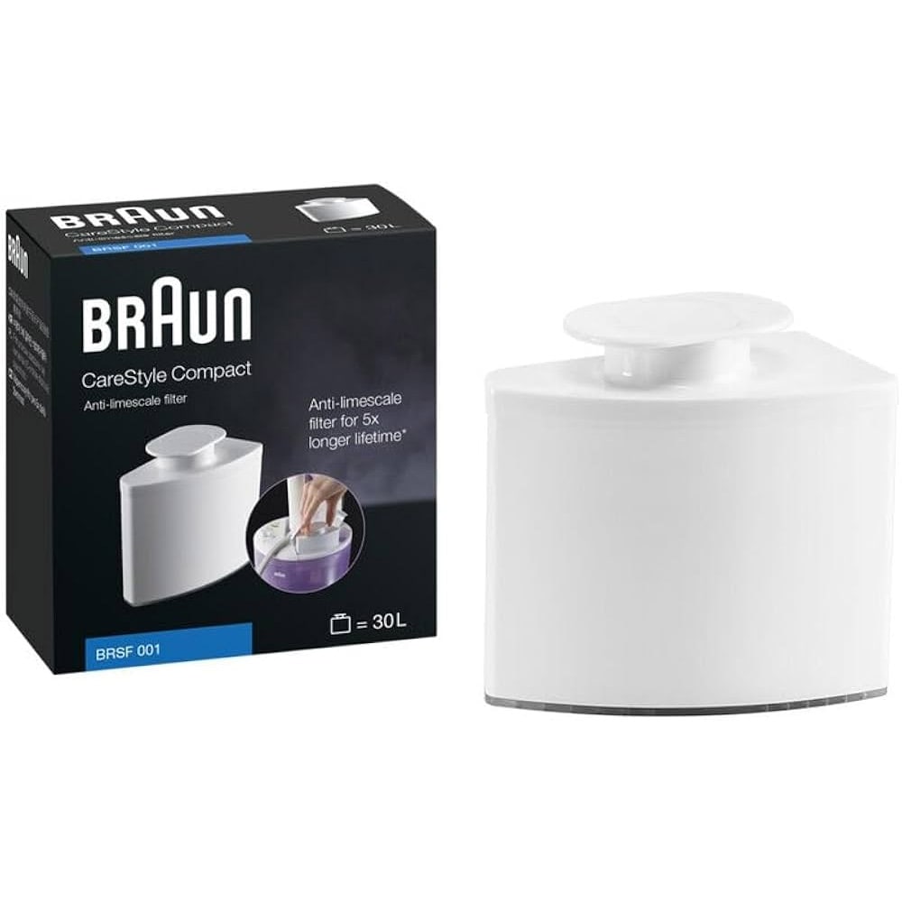 Braun BRSF001 Avkalkingsfilter for dampstasjon - kompatibel med Braun CareStyle Compact