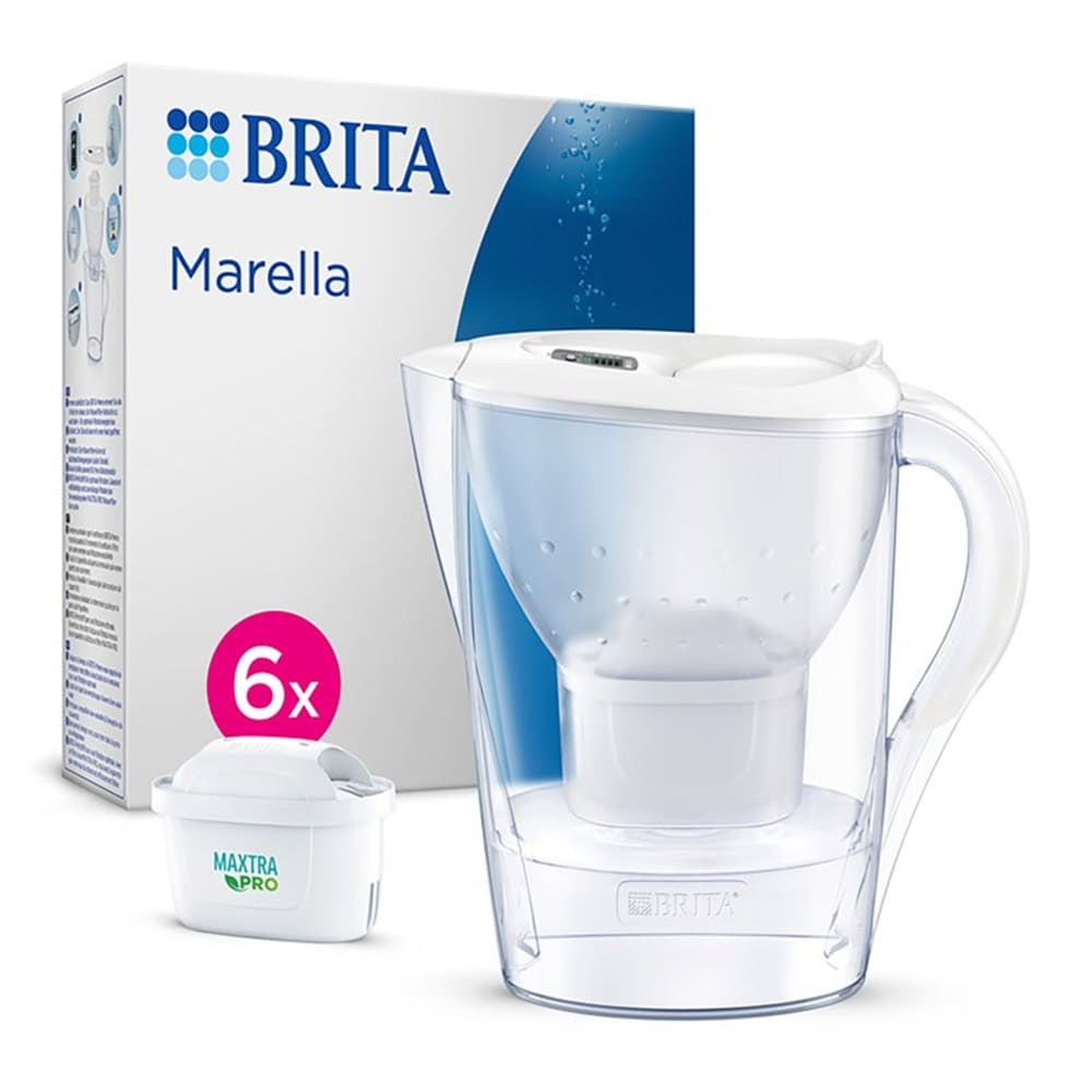 Brita Marella Filterkanne 2,4L med 6 Maxtra Pro