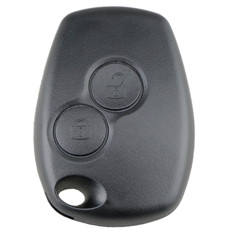 Nøkkelskall Renault Modus / Clio / Kangoo / Twingo - 2 knapper