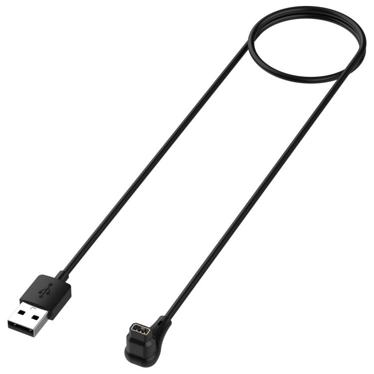 Ladekabel med USB for COROS PACE Pro treningsklokke – 1 m, svart