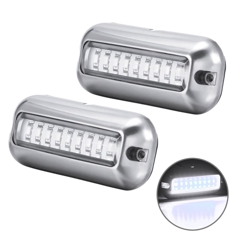 Vanntette LED-lys for båter - 2-pakning