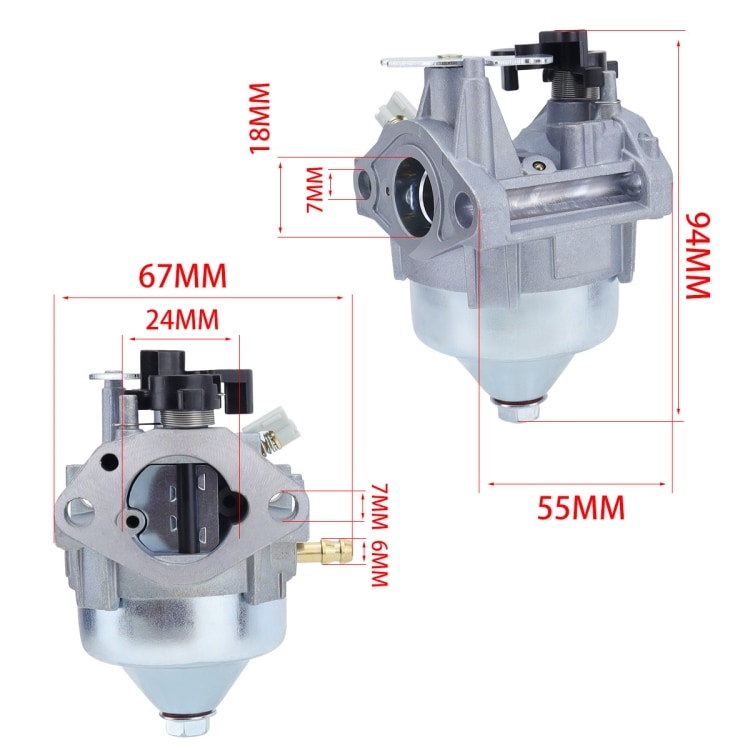 Forgasser til Honda GCV170LA / HRN216 gressklipper - erstatter 16100-Z9L-811