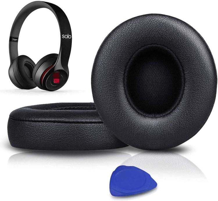 Myke øreputer til Beats Solo3 / Solo2 – Svart