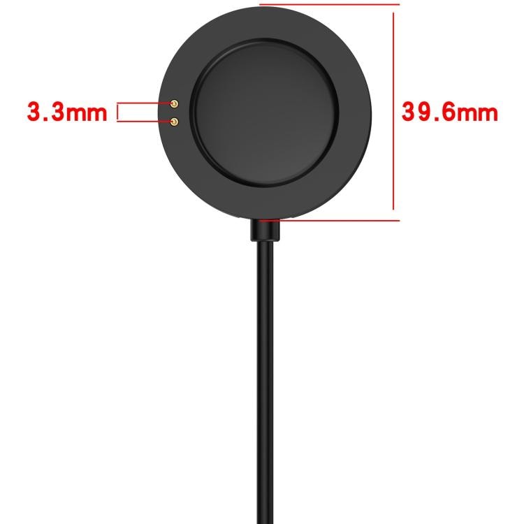 Magnetisk USB-lader for Xiaomi Watch S4 / S3 / S2 1m - Svart