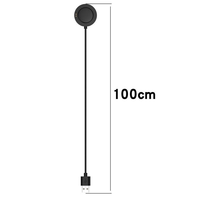 Magnetisk USB-lader for Xiaomi Watch S4 / S3 / S2 1m - Svart
