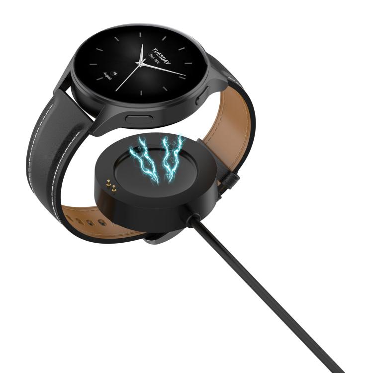 Magnetisk USB-lader for Xiaomi Watch S4 / S3 / S2 1m - Svart