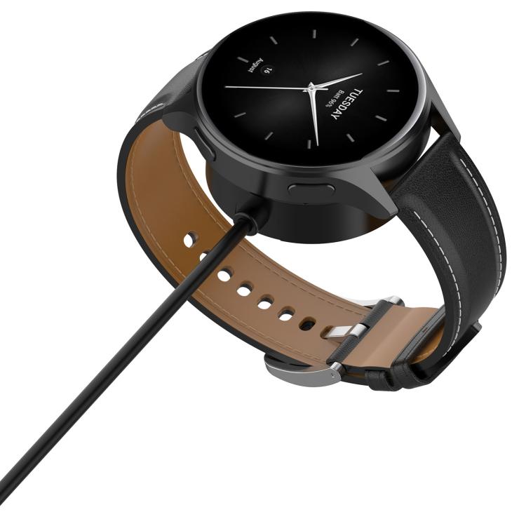 Magnetisk USB-lader for Xiaomi Watch S4 / S3 / S2 1m - Svart