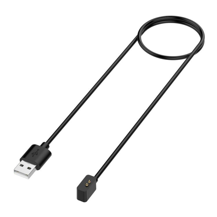 Magnetisk USB-lader til Xiaomi Mi Band 7 Pro / Redmi Watch 2 - 1 m, svart