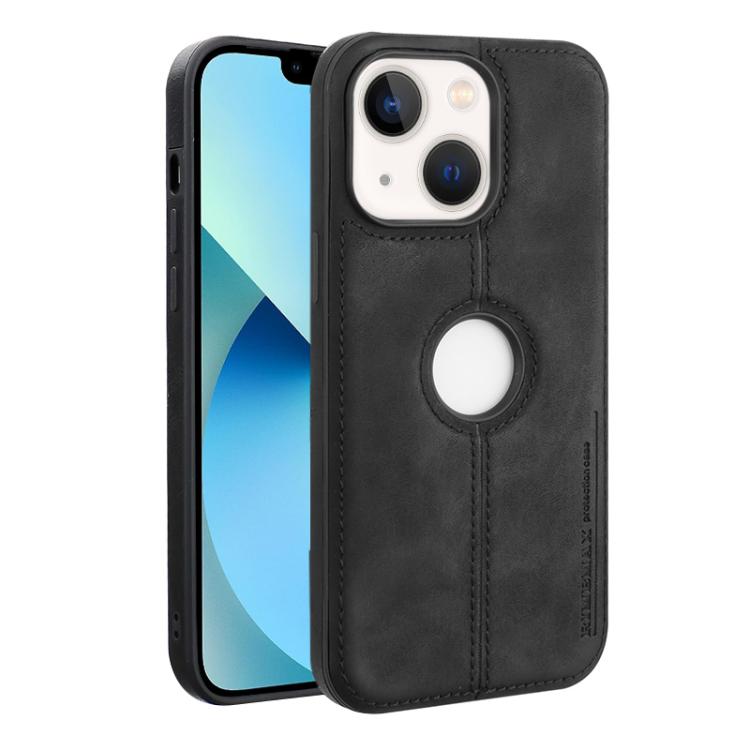 Kunstlærskall for iPhone 13 - Svart