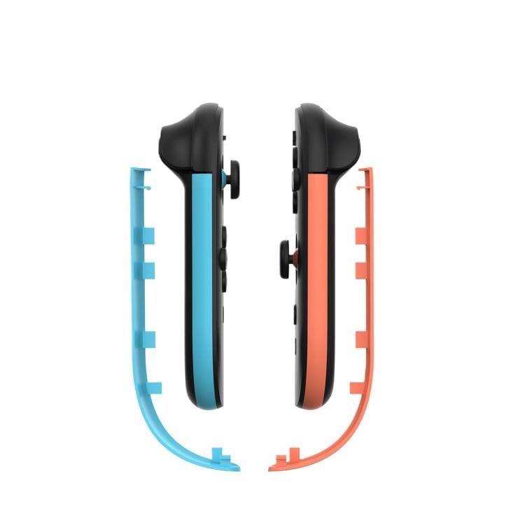 Dekorativ stripe for Nintendo Switch 2 JoyCon venstre blå / høyre rød
