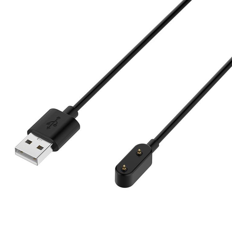 Magnetisk USB-lader for Huawei Band 10 / 9 / 8 - 1 m, svart