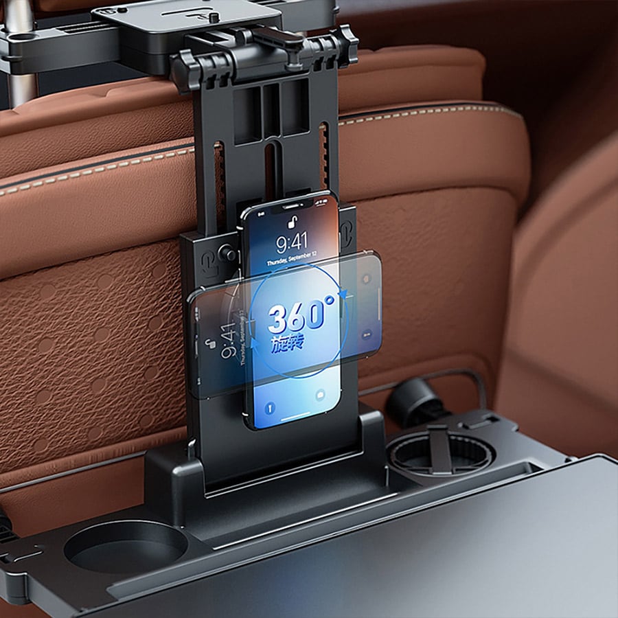 Multifunksjonelt sammenleggbart bord for bilen
