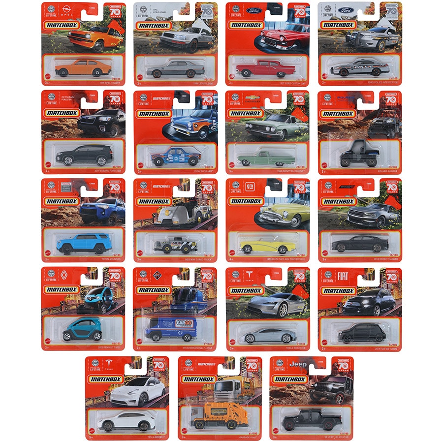 Matchbox Cars - miniatyrbil i samlervennlig innpakning