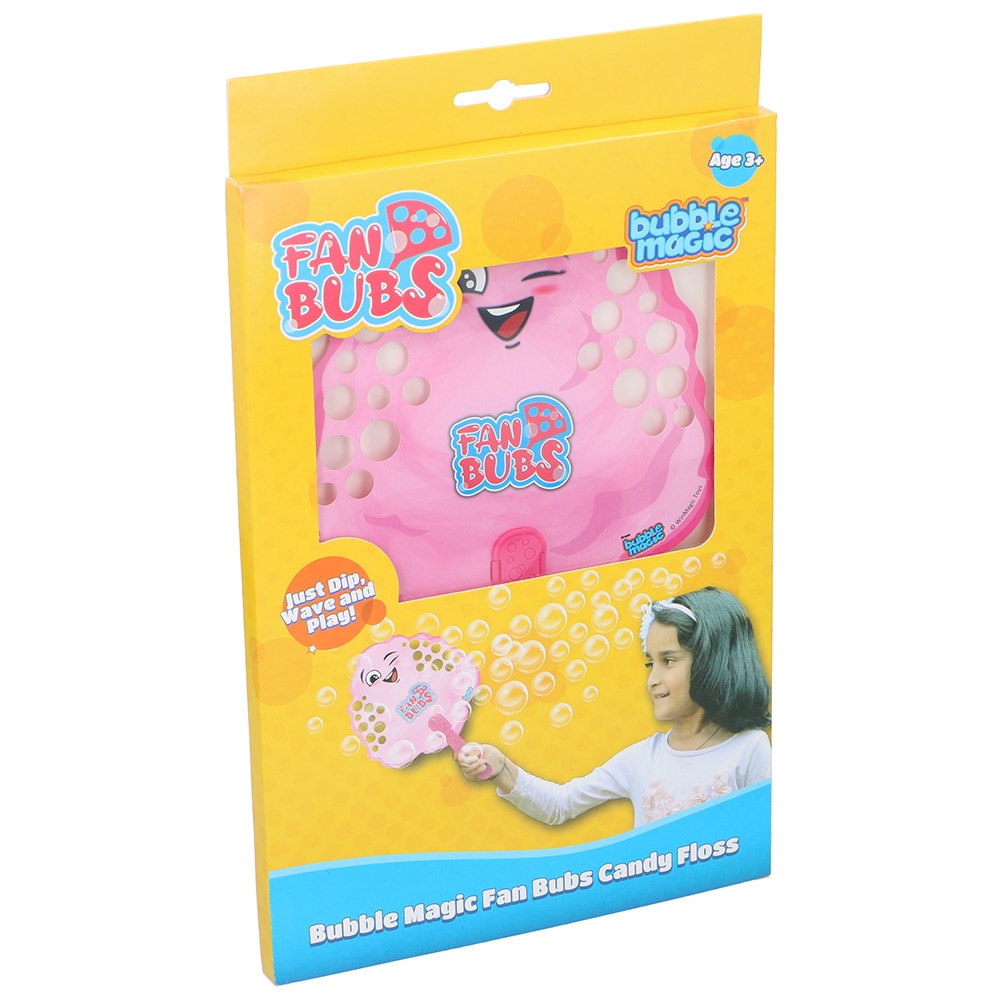 Boblesett med viftefunksjon - Fan bubs Candy Floss