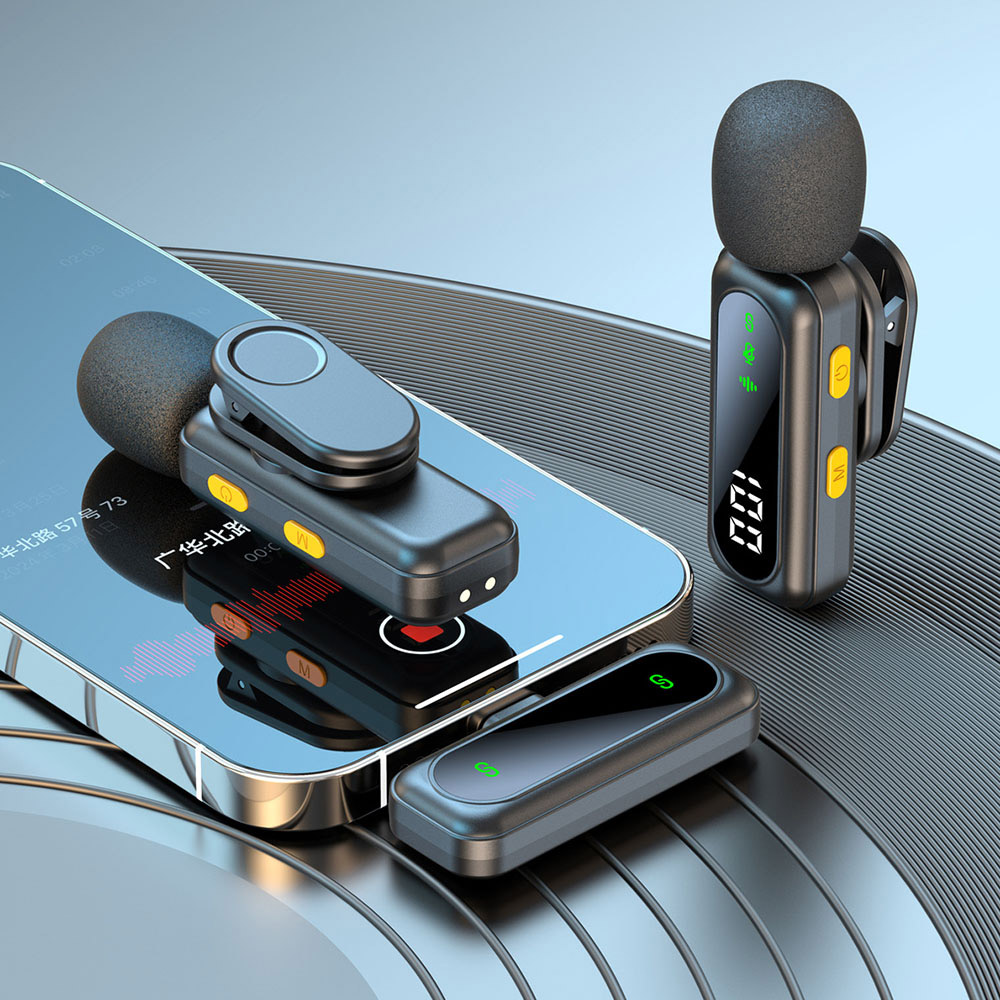 Trådløs lavaliermikrofon med USB-C-mottaker
