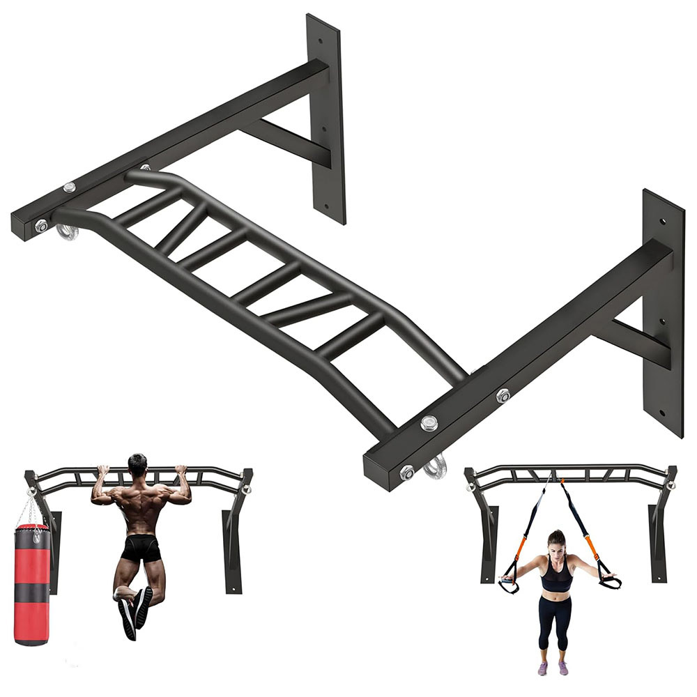 Vegghengt pull up-stang - 121x61x47cm