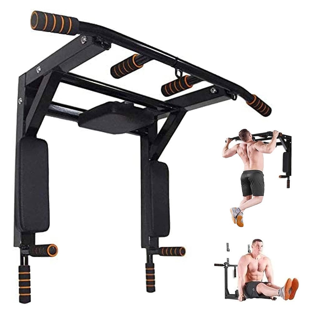 Veggmontert pull-up-stang – 93 x 72 x 48 cm – Dead hang / grepstyrke – helse