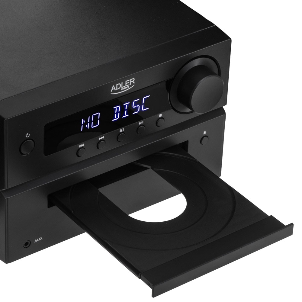 Ministereo med CD, Bluetooth 5.3, USB og FM-radio - 2 x 25 W RMS, HDMI ARC - Svart