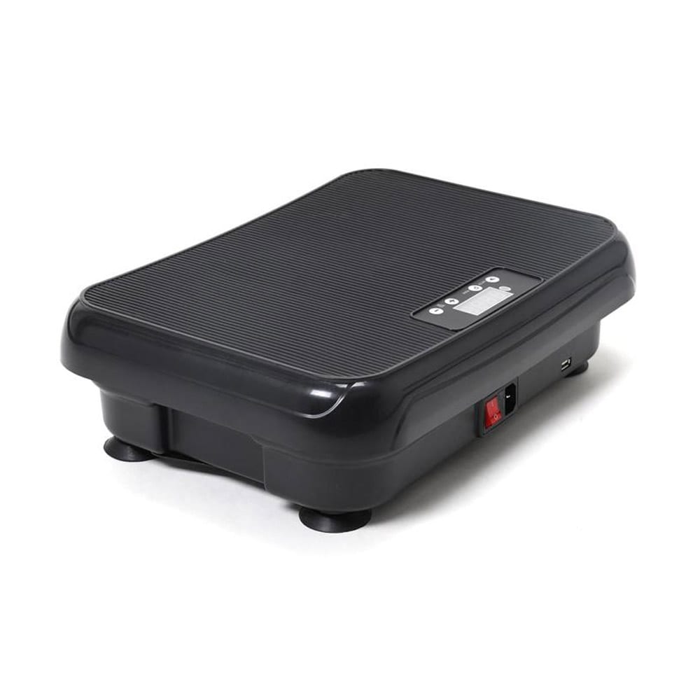 Vibrasjonsplate med LCD-skjerm, 44 cm – Svart / Vibrasjonsplattform / Treningsplate / Vibro Shaper