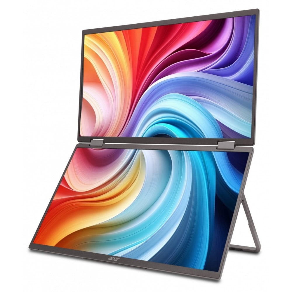 Acer PD163Q 16" sammenleggbar LED-skjerm - Full HD med USB-C og mini HDMI