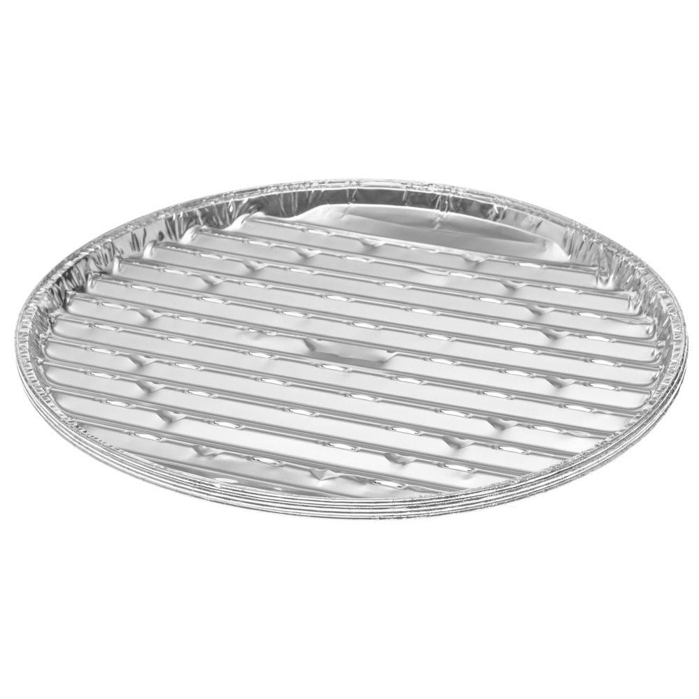 Runde foliebakker til grill, Ø 34 cm, 4-pakning