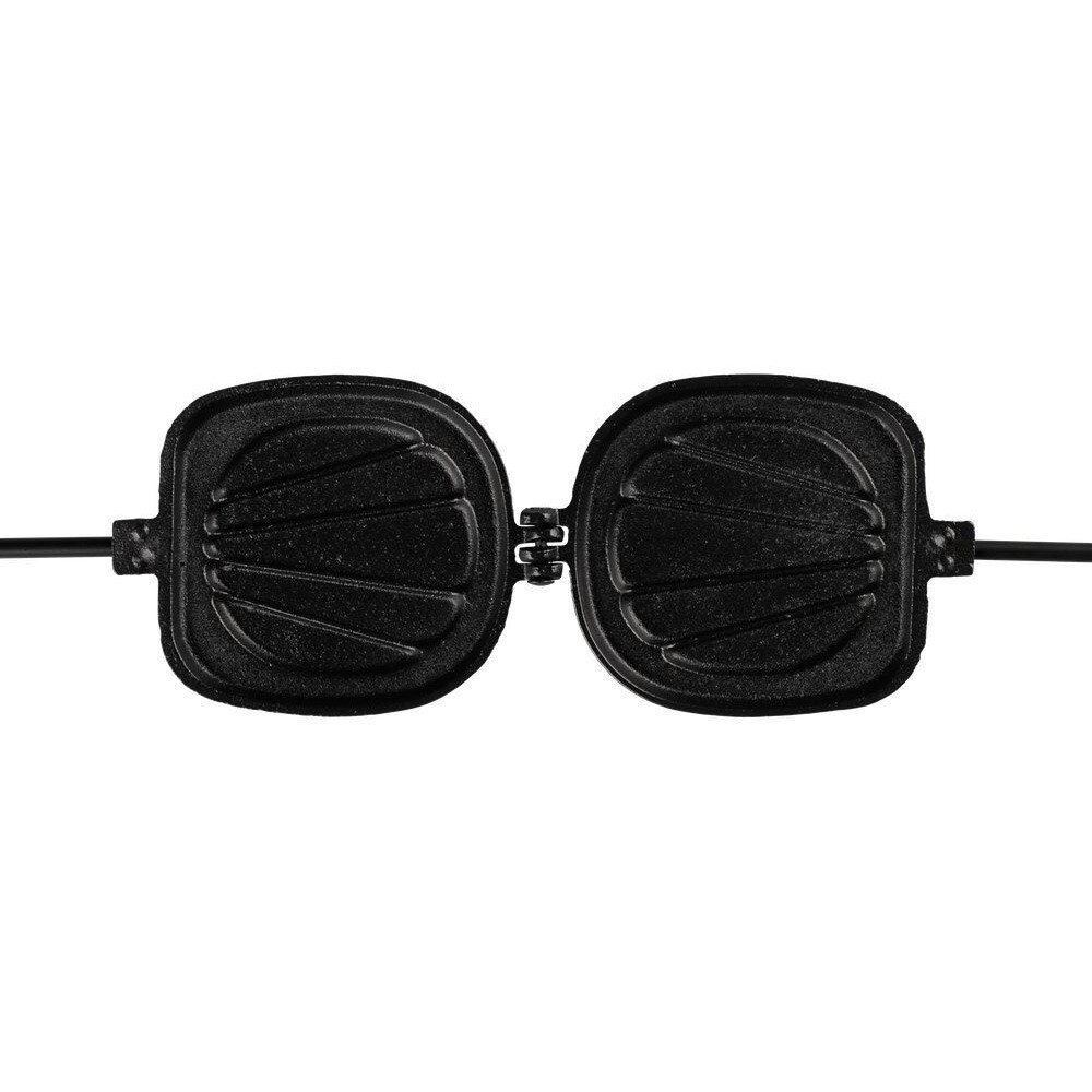 Sandwichgrill i støpejern med lås og oppbevaringspose, 45 cm