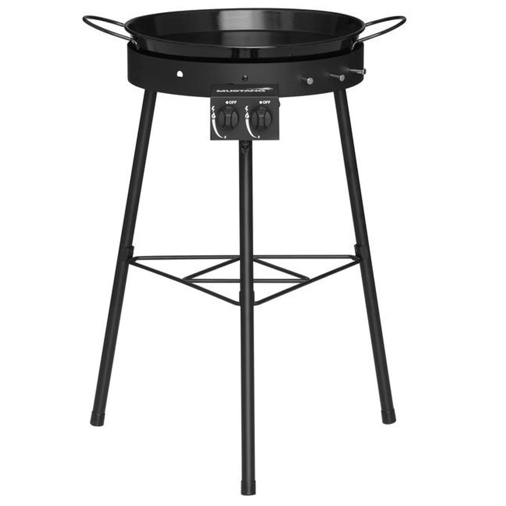 Premium ringbrennersett med doble gassringer og paellapanne, Ø 40 cm