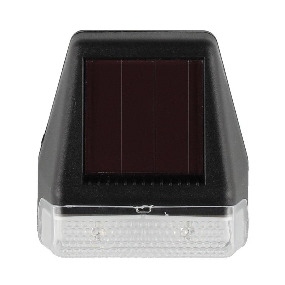 Minivegglampe med solcelledrift og skumringssensor