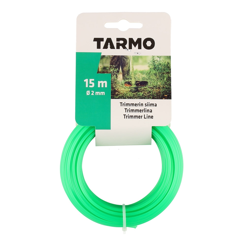 Trimmertråd 2,0 mm x 15 m for gresstrimmer