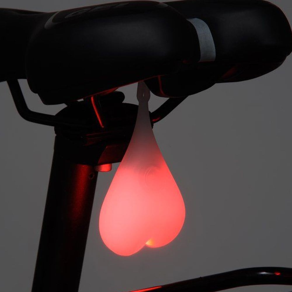LED-varsellampe i hjerteform med flere lysmoduser
