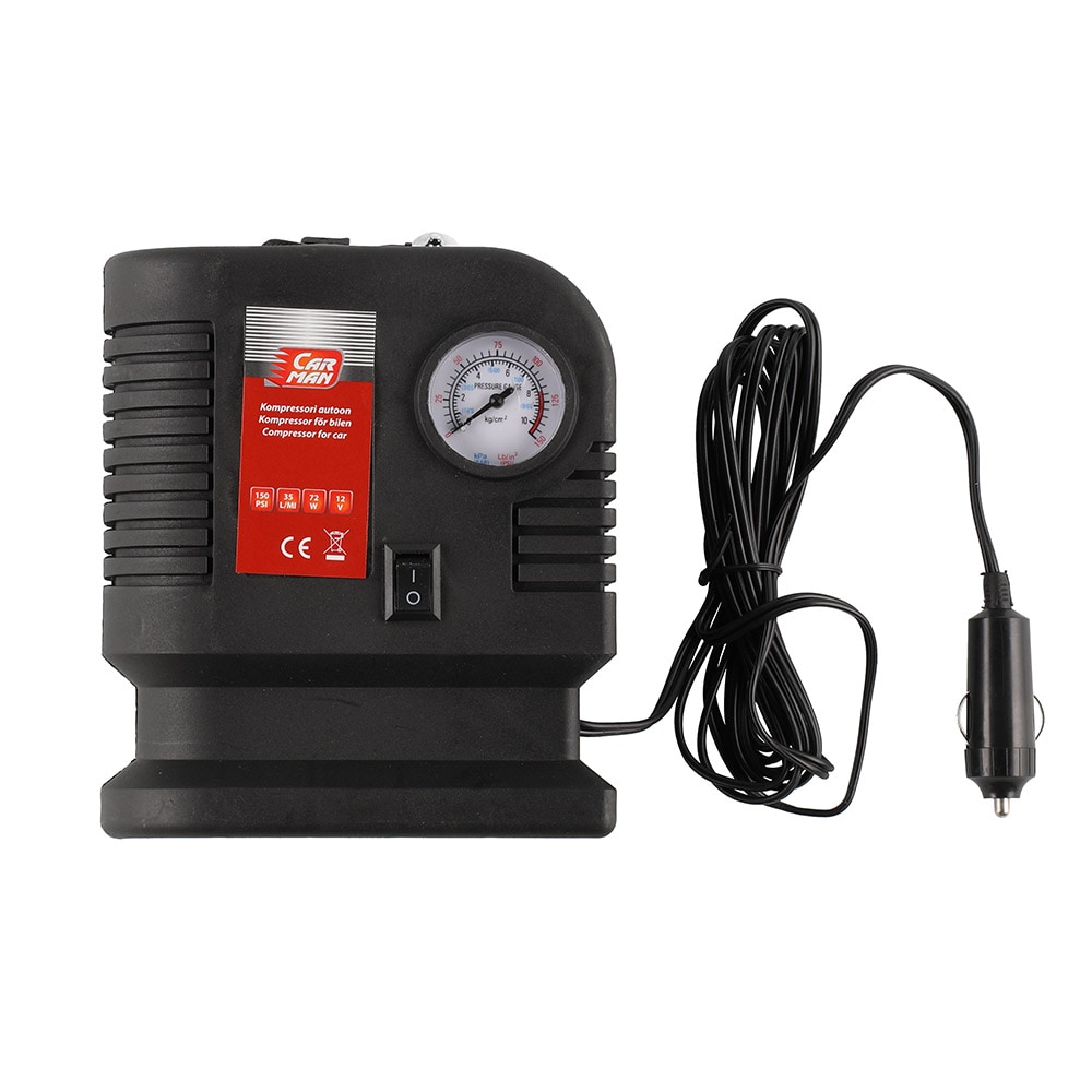 12 V luftkompressor - 150 PSI