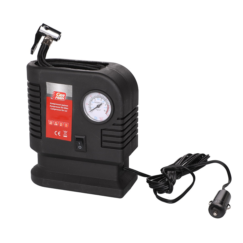 12 V luftkompressor - 150 PSI