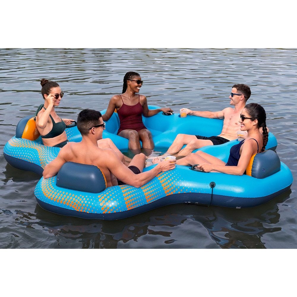 Bestway Day Drifter – Oppblåsbar badeøy 279 x 269 x 43 cm