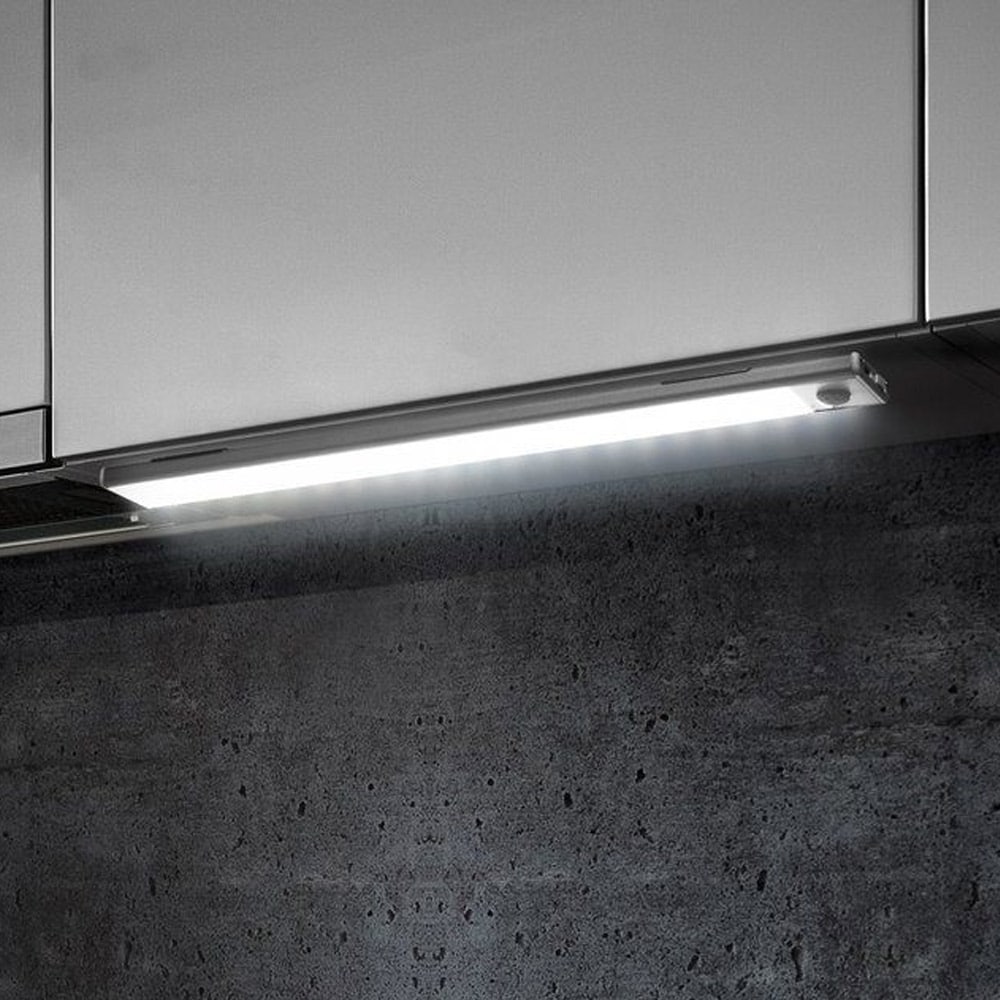 LED-stripe med bevegelsessensor, 48 lysdioder og dimmer - USB-C-oppladbar