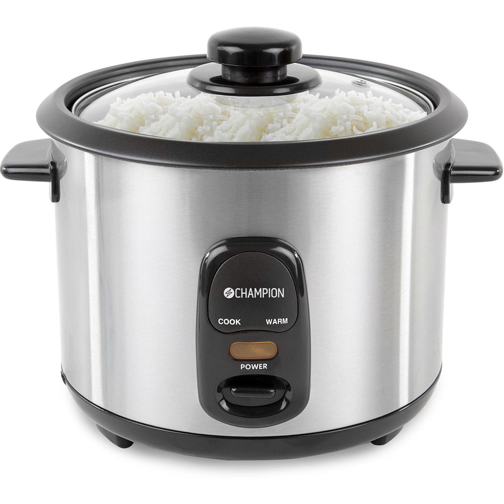 Champion Riskoker 1,5L 500W - Rustfritt stål