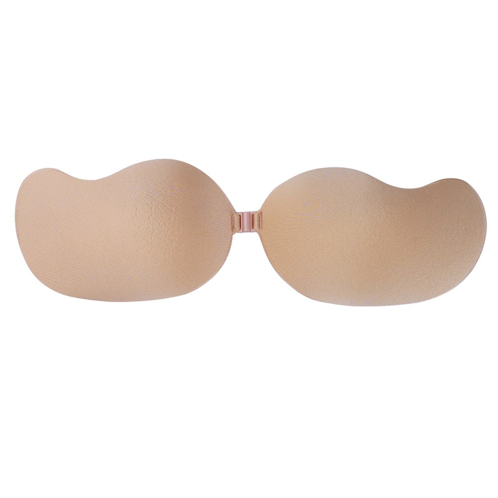 Selvklebende bh D– usynlig push-up uten stropper