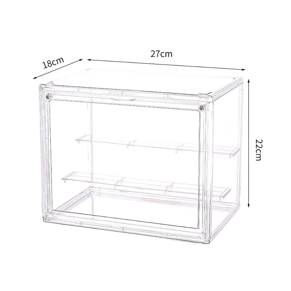 Klar displayboks i plast 27x22x18 cm